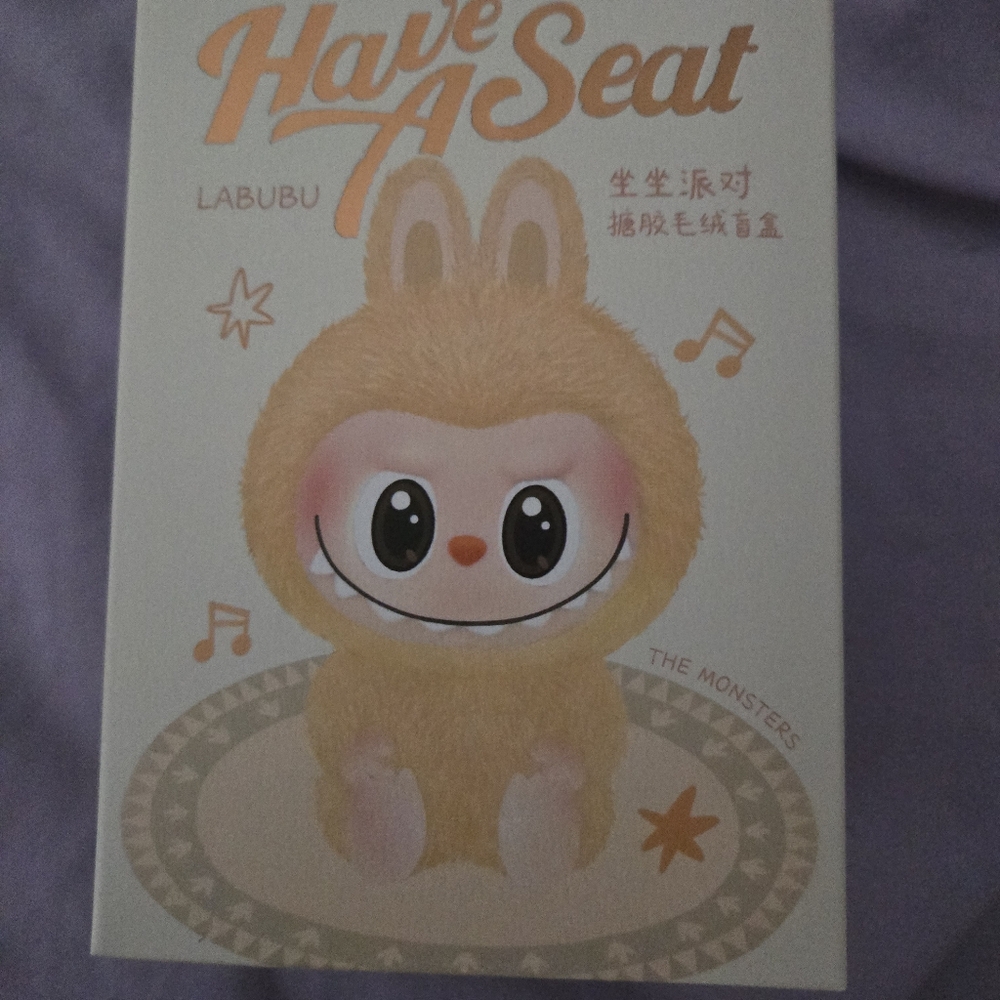 Popmart labubu Have a Seat - BABA confirmed